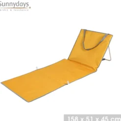 Matelas de plage sierra blanca moutarde