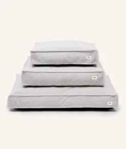 Matelas en velours côtelé l - blanc