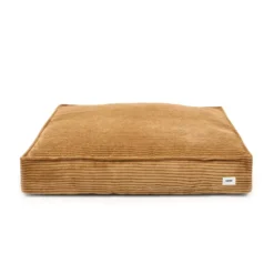 Matelas en velours côtelé l - moutarde