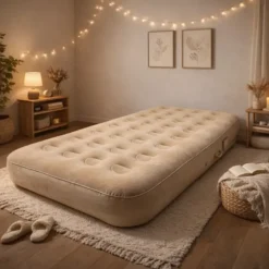 Matelas gonflable 1 place 188 x 100 cm, pompe électrique intégrée