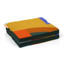 Matelas pliable multicolore