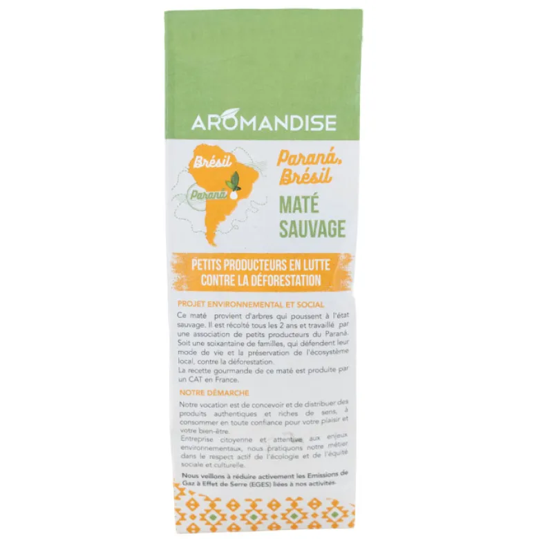 Mate vert sauvage gingembre verveine