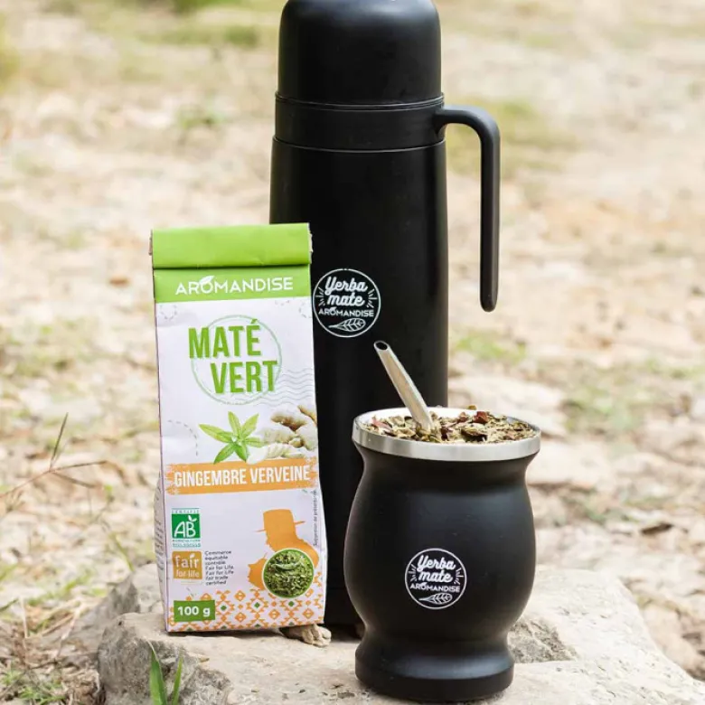 Mate vert sauvage gingembre verveine