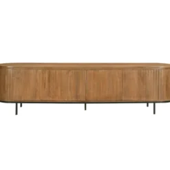 Menton-meuble tv 210 cm en bois massif