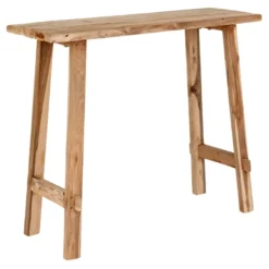 Mest-console en teck recyclé 90 cm