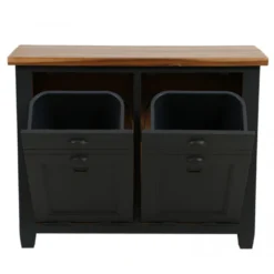 Meuble de cuisine bas poubelles