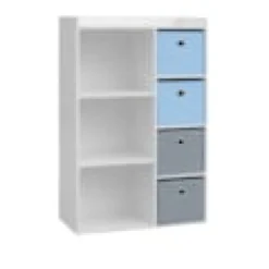 Meuble de rangement enfant 3 niches boy