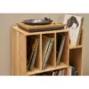 Meuble de rangement vinyles en bois massif l65 cm virgile