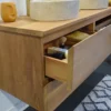 Meuble sdb teck massif 150cm kharart