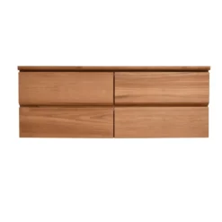 Meuble sdb teck massif 150cm kharart