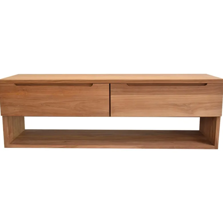 Meuble sdb teck massif 140 cm khartane