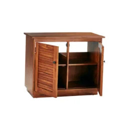 Meuble sous vasque en bois d'acajou
