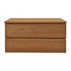 Meuble suspendu teck massif 90cm kharart