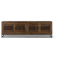 Meuble tv fer marron - décoration