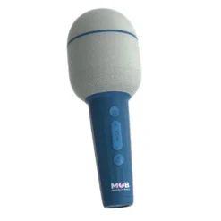 Micro karaoké bluetooth groovy navy bleu nuit - mob