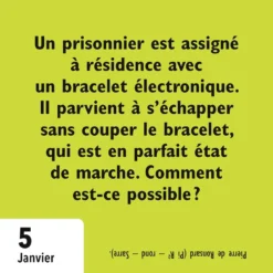 Mini calendrier 365 casse-tête