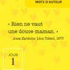 Mini calendrier - 365 mots doux pour Maman