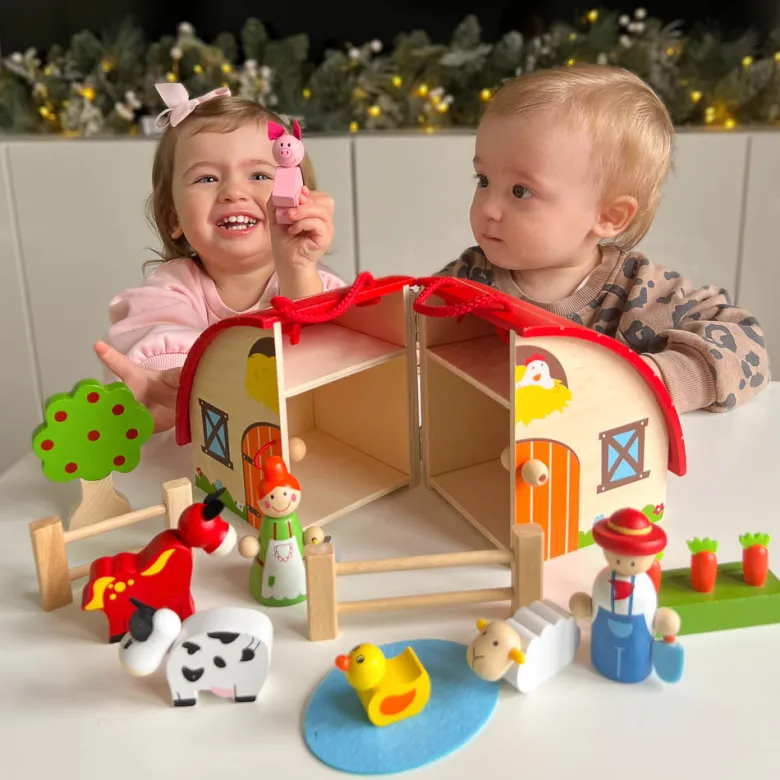 Mini ferme en bois