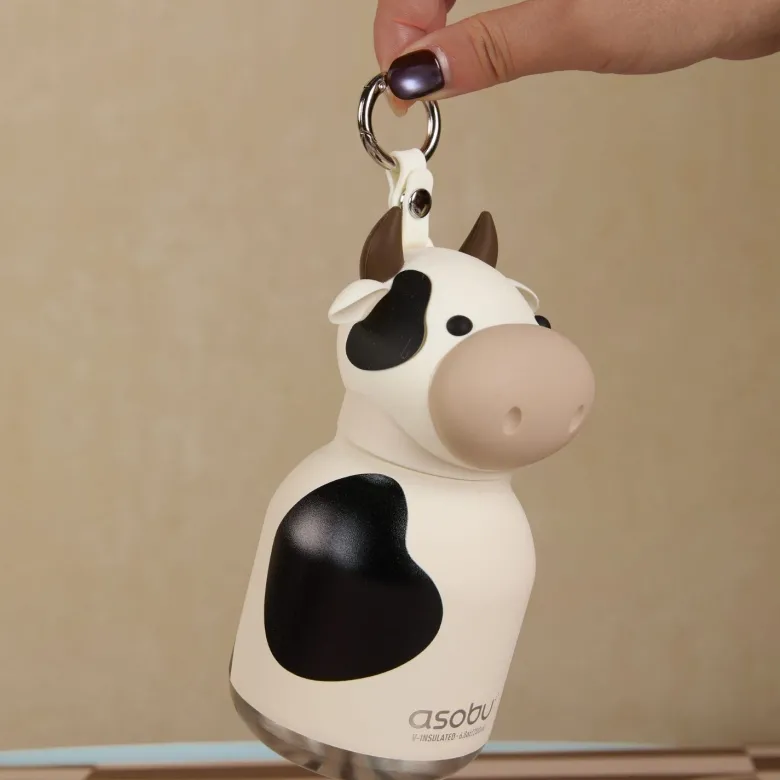 Mini gourde isotherme bestie vache (200 ml)