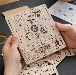Mini hélicoptère puzzle 3d bois