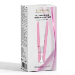 Mini lisseur à cheveux go & glide rose