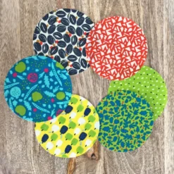 6 minis bee's wraps ronds