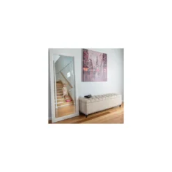 Miroir bois blanc - théomine décoration