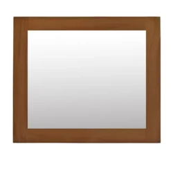 Miroir en teck massif lazy 60 x 70 cm