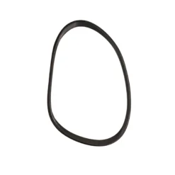 Miroir organique en mindi noir 90x60 cm