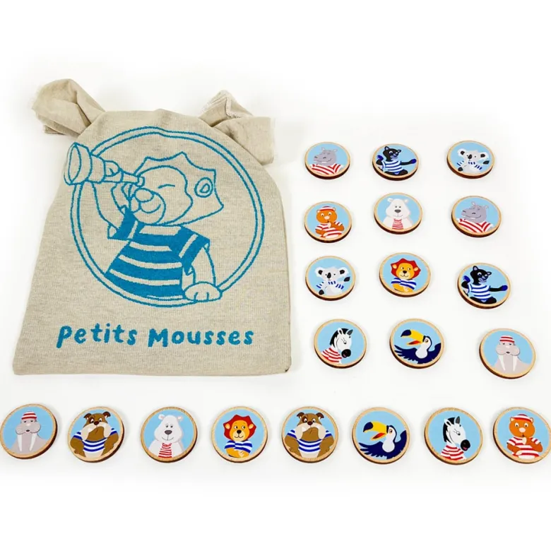 Mémo des petits mousses - jeu en bois