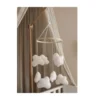 Mobile décoratif nuages blanc