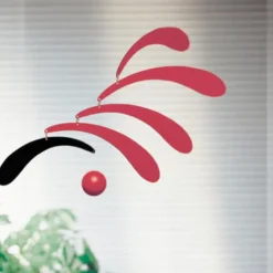 Mobile flowing rythm red