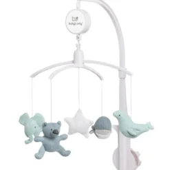 Mobile musical animaux vert d'eau