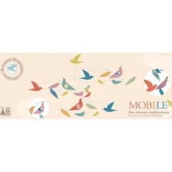 Mobile oiseaux en papier