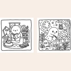 Mon petit kit cosy coloriage 30 moments mignons à colorier