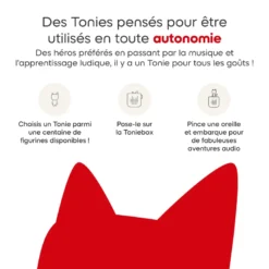 Mon premier coffret toniebox 2 - boite à histoires - rose fleur