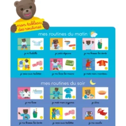Mon tableau des routines Petit Ours Brun