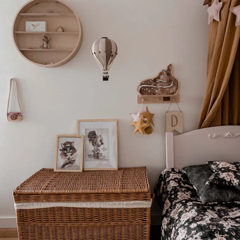 Montgolfière décorative beige - m