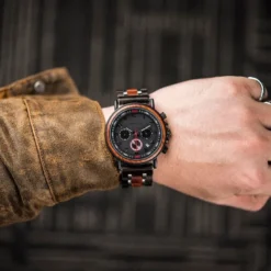 Montre bois homme stryker