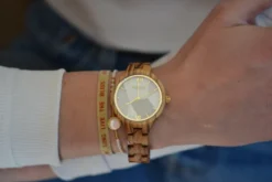 Montre bois zébrano venissia
