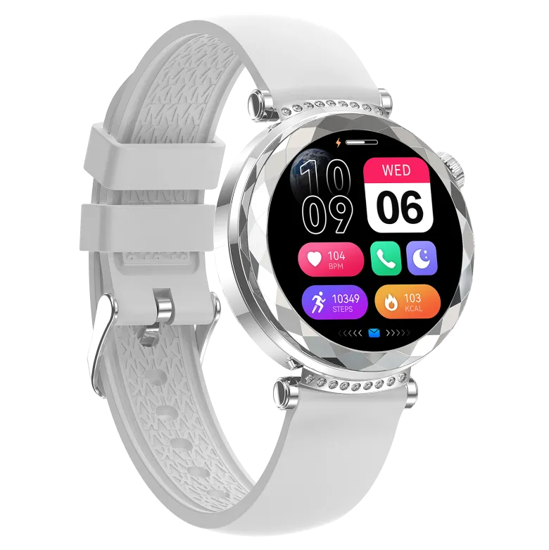 Montre connectée amoled- edition zénith blanc