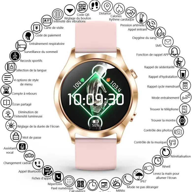 Montre connectee multifonctions