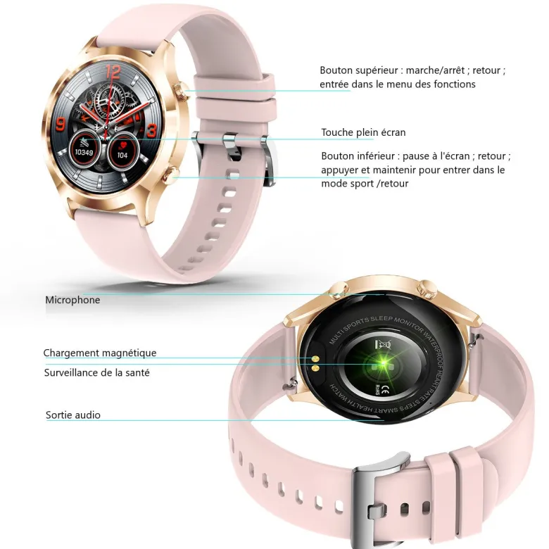 Montre connectee multifonctions