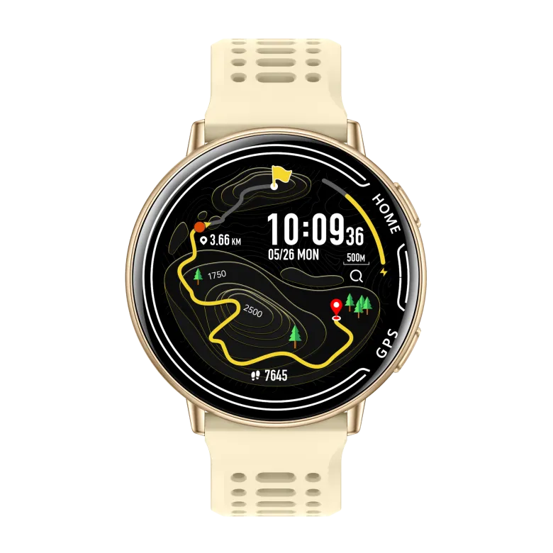 Montre connectée gps intégré modes sportifs , edition galaxy rose