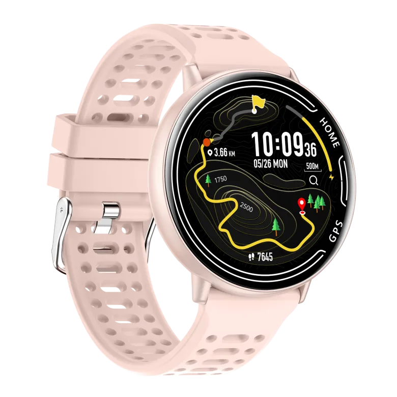 Montre connectée gps intégré modes sportifs , edition galaxy rose