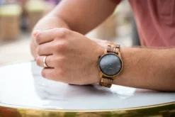 Montre homme bois métro7