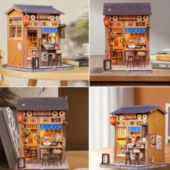 Morita-ya - maquette booknook serre-livre