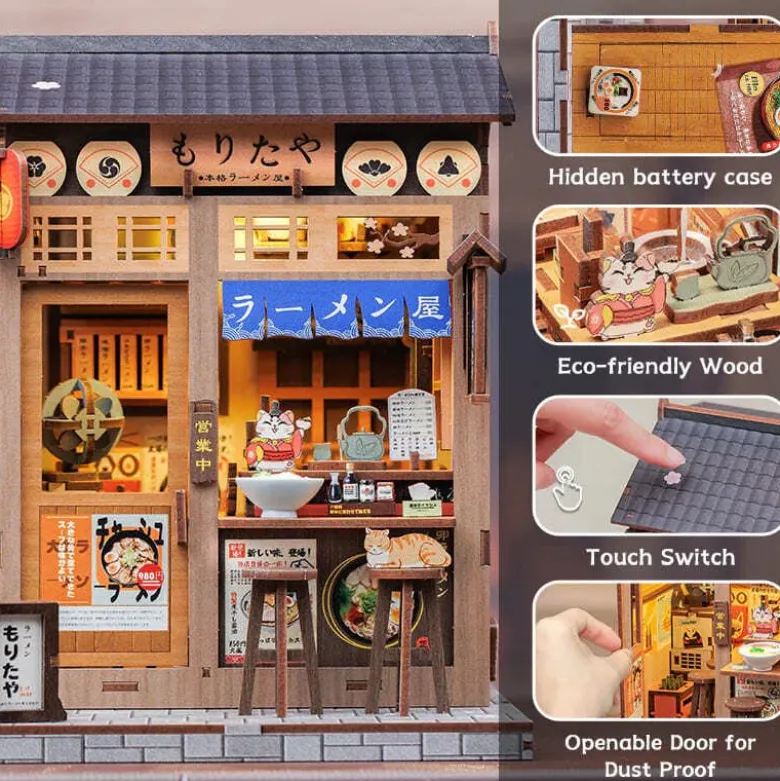 Morita-ya - maquette booknook serre-livre
