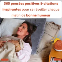 Morphée Sun réveil simulateur d'aube et crépuscule et citations inspirantes