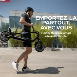 Moteur 450w – autonomie jusqu'a 20 km – poids 16kg – batterie 21.6v&nbsp;10ah